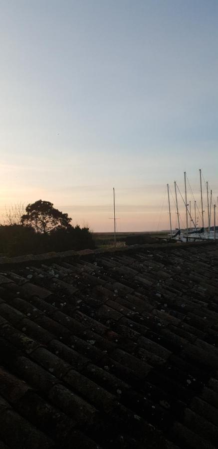 Grande Maison Charentaise Avec Vue Sur Le Chenal Superbes Couches De Soleil Sur L Estuaire De La Gironde! Mortagne-sur-Gironde Eksteriør billede
